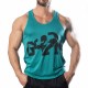 Gym Tank Top Atlet Turkuaz